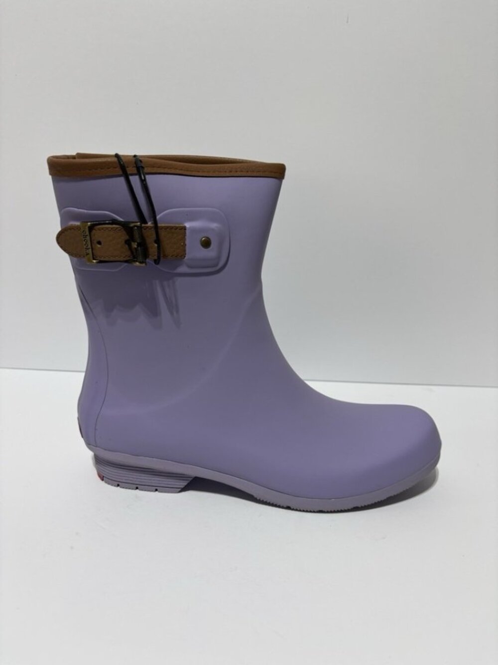 Chooka Women’s City Solid Mid Rain Boots Lavender, Size 11 M
